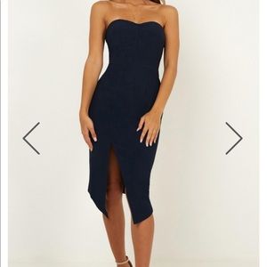 SHOWPO “By Your Side” dress in Navy.